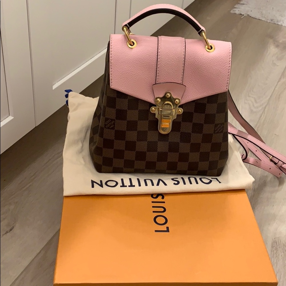 LOUIS VUITTON DAMIER  leather backpack